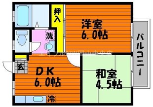 シュガーハウスの物件間取画像